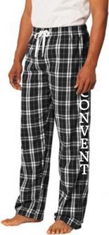 CONVENT - District Flannel Plaid Pant, Black